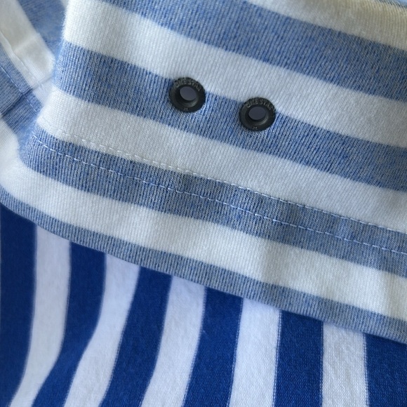 Converse Belted Tank Dress Blue and White Stripes Nautical Excellent Size XS - Picture 8 of 9